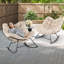 Indoor Outdoor Rocking Chair Oversized Egg Papasan Chair-1347112098