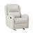 Faux Leather Upholstery Glider Reclining Chair 1Pc Living Room Furniture Comfort Seating Gentle Motion-899610743