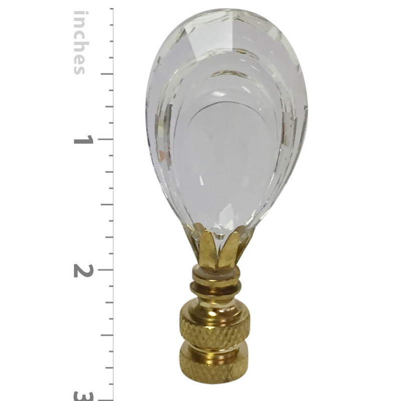 Faîteau lampe de cristal en forme de k9 plat