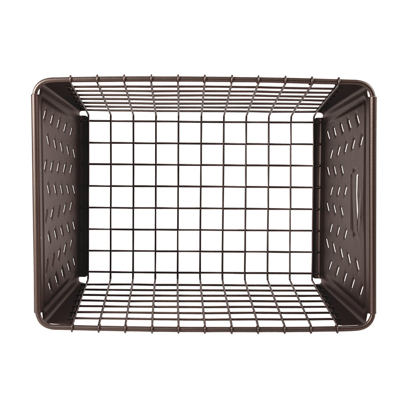 AllModern Juliana Decorative Basket, Bronze