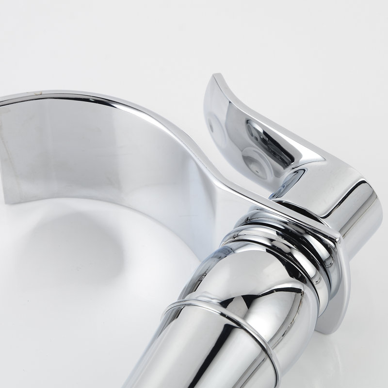 Single-handle Bathroom Faucet with Drain Assembly, Chrome