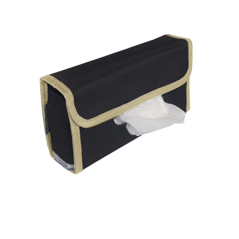 Couvercle de boîte à mouchoirs pour voiture, Beige