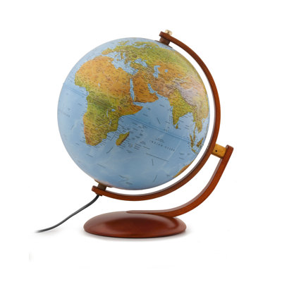 Nova Wood Tabletop Globe