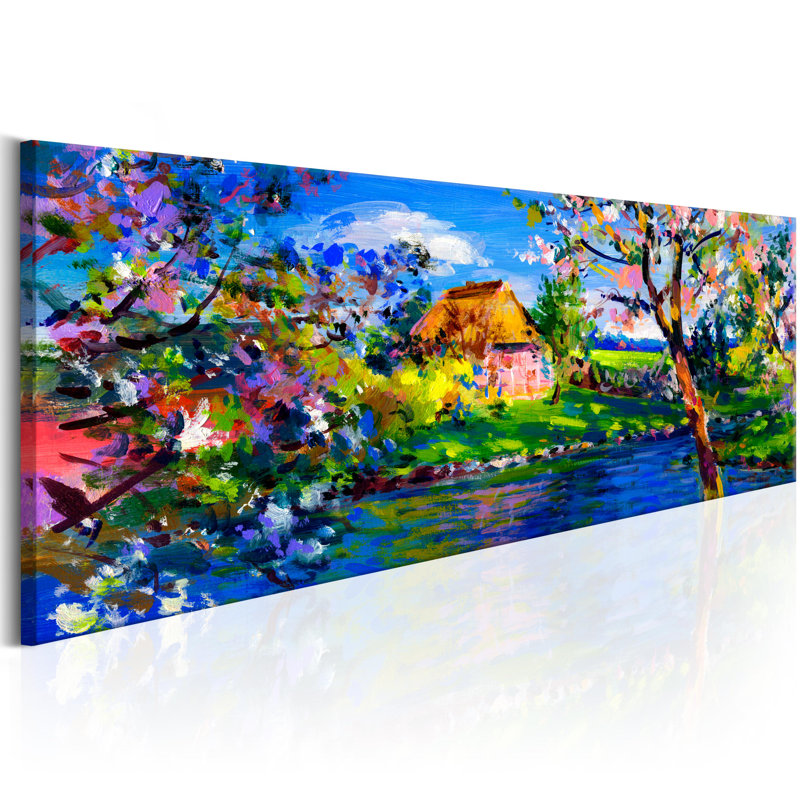 No Frame Print on Canvas, 45cm H x 135cm W