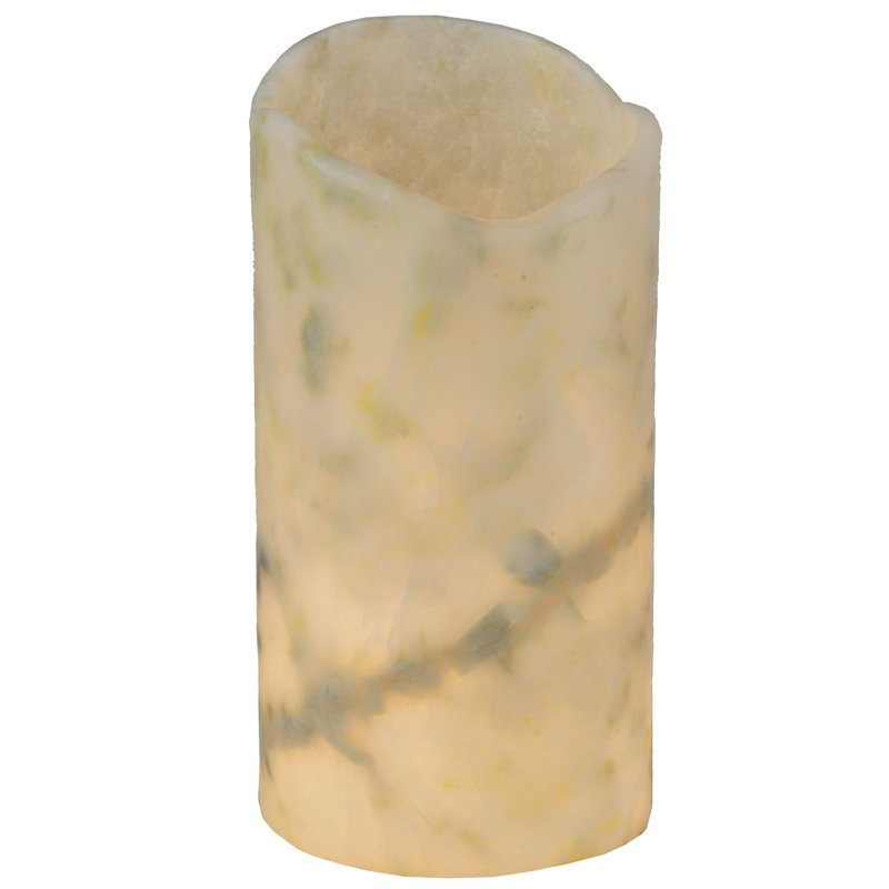 Decimus 8'' H Jadestone Tabletop Votive Holder with Candle Included