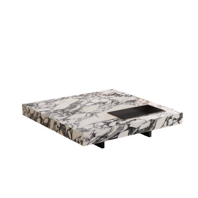 Briamarie 39.37'' Square Sintered Stone Coffee Table