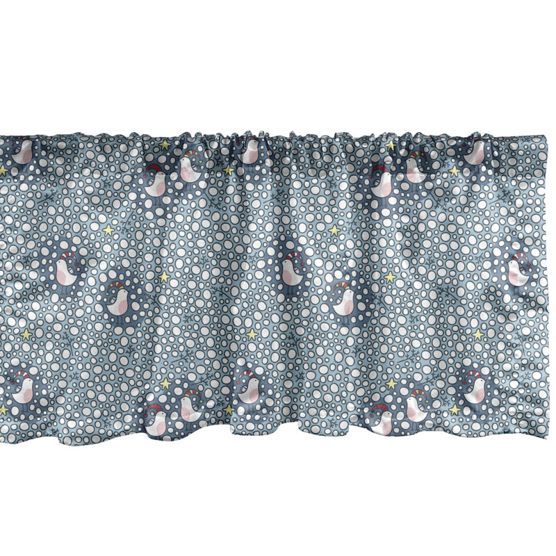 Ensemble de 2 cantonnières florales Ambesonne, L 54 po x L 18 po