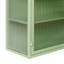 Armoire murale moderne 28 po, 2 portes en verre et 3 niveaux de rangement-279182926