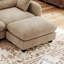 Repose-pieds en tissu chenille pour salon-132913225