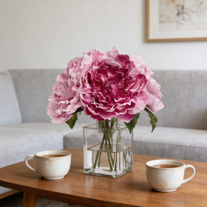 Arrangement floral artificiel, Pink