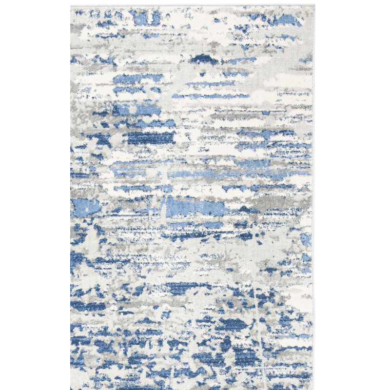 Genessys Performance Abstract Rug, Runner 2' x 6'