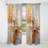 Beige Grey Geometric Collage II - Abstract Collages Blackout Abstract Curtain - 1 Panel-107824068