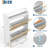 Narrow Shoe Cabinet with 2 Drawers, Slim Freestanding Shoe Storage Organizer