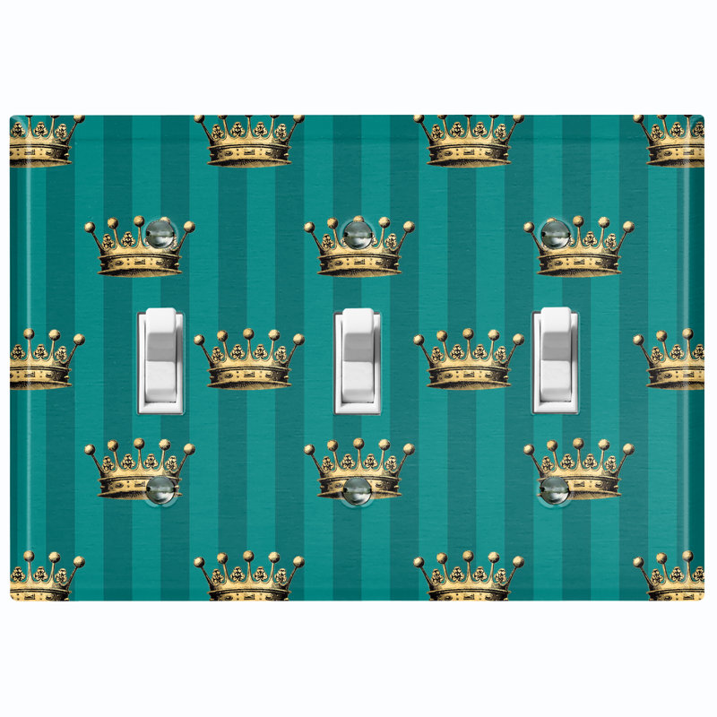 3 - Gang Toggle Light Switch Standard Wall Plate