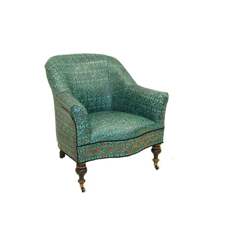 Armchair, Bella Black Performance Velvet, Brushy Bayou, Old Gold E