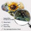 Horloge murale jaune Cheryllee-671988509