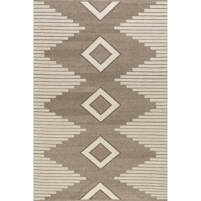 Tapis en mélange de laine Grove Southwestern