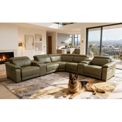 Berkhamsted Leather Recliner Theater Set