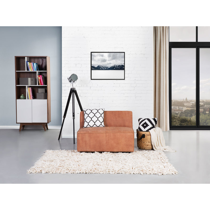 Simon Genuine Leather Loveseat