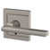 Custom Latitude Hall-Closet and Bed-Bath Lever with Upland Trim