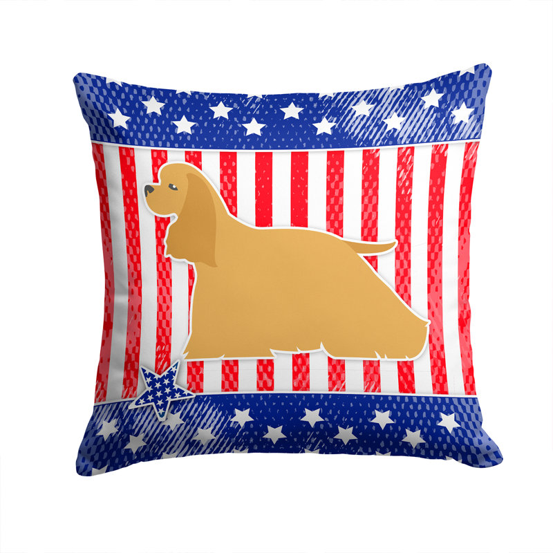 Coussin intérieur/extérieur Patriotic, H 14 po x l 14 po x P 3 po