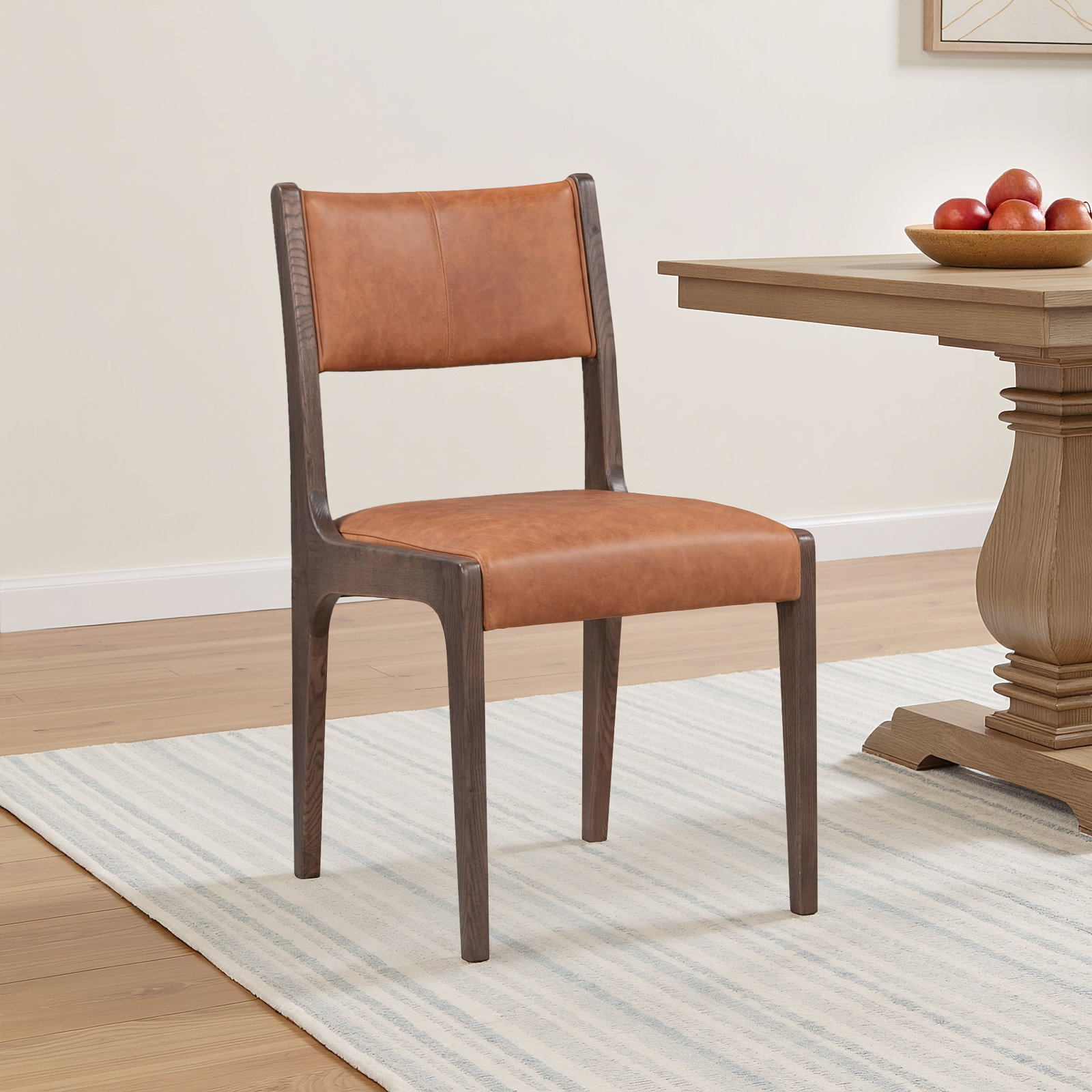 Bruna Leather Side Chair