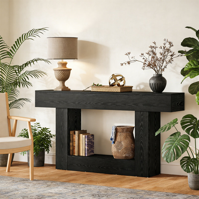 160cm Console Table, Black