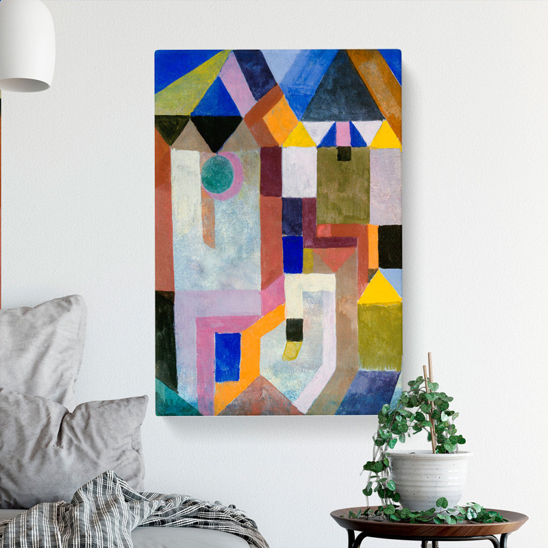 Colorful Architecture by Paul Klee - Wrapped Canvas, 76cm H x 50cm W x 3cm D
