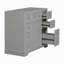 Meuble-lavabo 36 po sans lavabo, base d'armoire seulement, une armoire et six tiroirs-1955526559