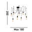 Anika 9 - Light Black Bulb Pendant