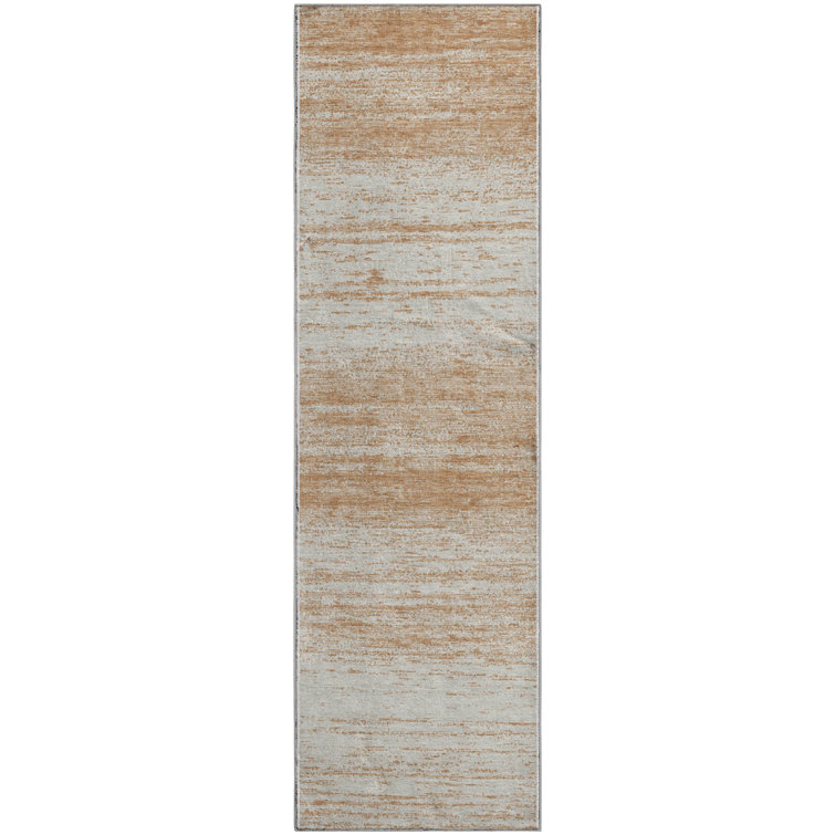Premium Machine Washable Prisco Copper Rug