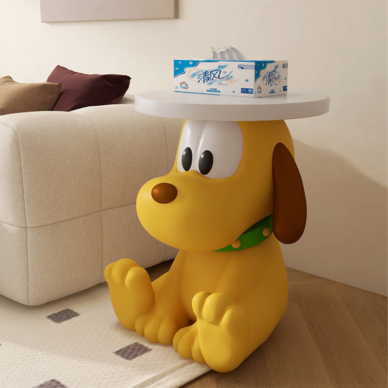Table basse décorative scandinave pour chien