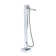 Single Handle Floor Mounted Freestanding Tub Filler with Diverter