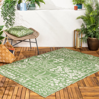 Forage Garden 120cm X 170cm Indoor / Outdoor Area Rug