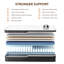 Matelas hybride rafraîchissant 10/12/14 avec mousse à mémoire de forme et ressorts ensachés Certified Certifié Certipur-US pour le soulagement de la pression et le soutien des bords-1179849696-1179849698