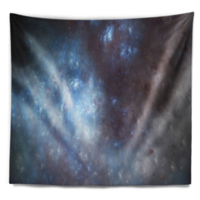 Tapisserie abstraite abstraite bleu gris