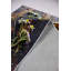 Tapis noir / brun en polyester tissé à plat à la machine Abramson-961668621
