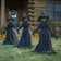 Halloween Lighted Witch Outdoor Stakes