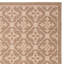 Tapis intérieur / extérieur à motif géométrique brun / crème Aengus-180320464