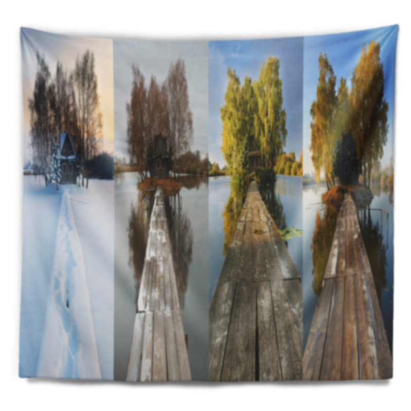 Polyester Tapestry, 50" H x 60" W
