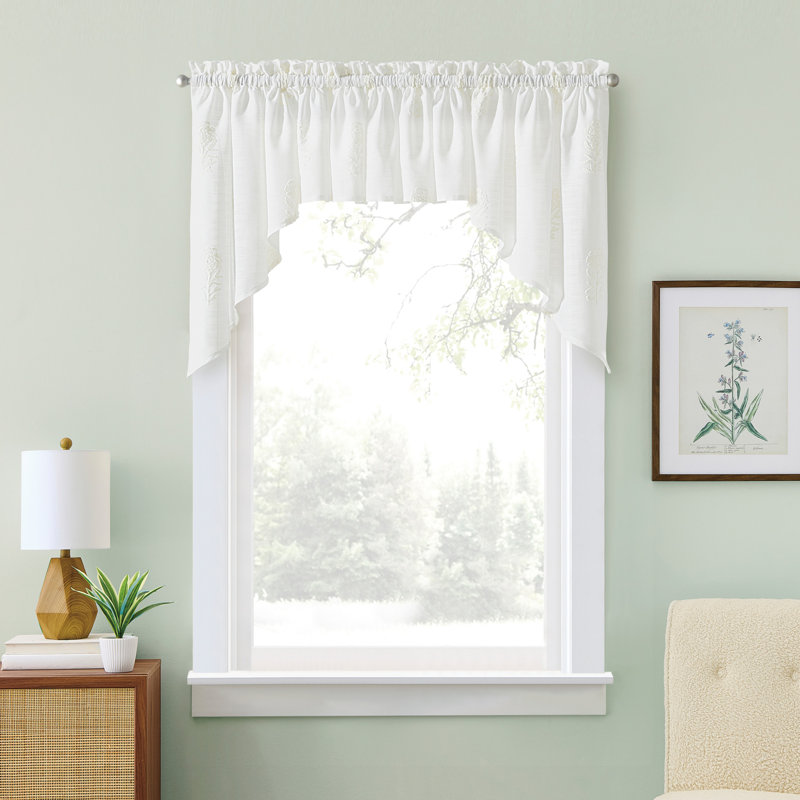 Rideau fleuri blanc Curtainworks