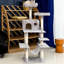 grey cat tree