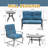 Alekto 4 - Person Patio Conversation Sets with Cushions-1237307664