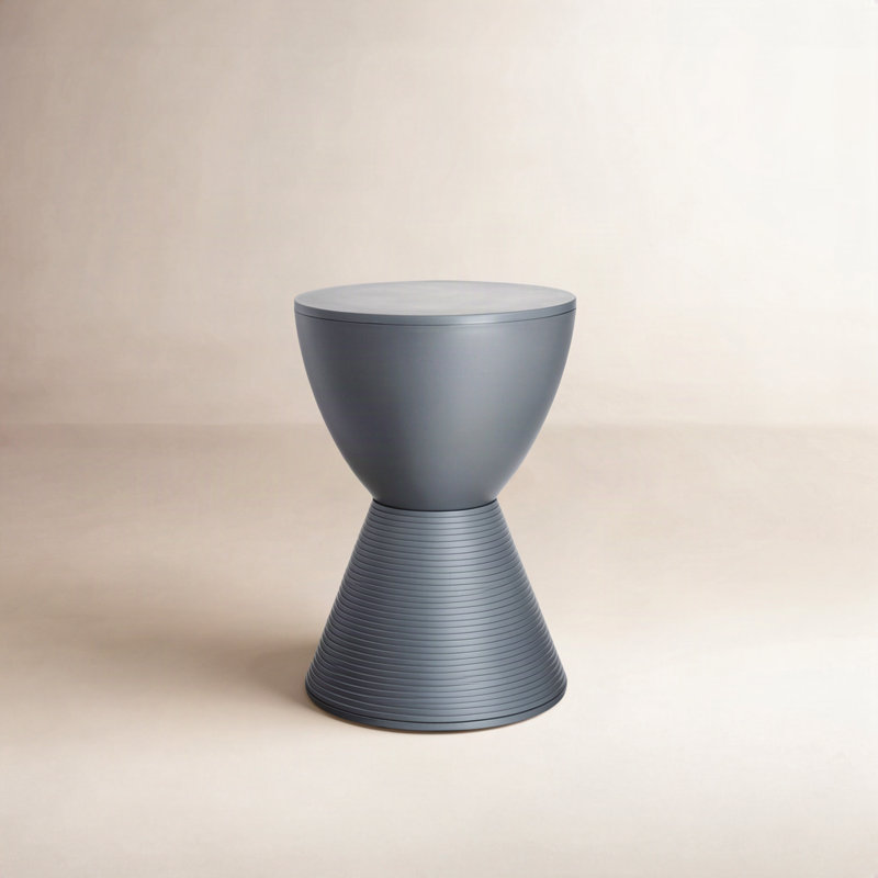 Prince Aha Plastic Accent Stool, Pigeon