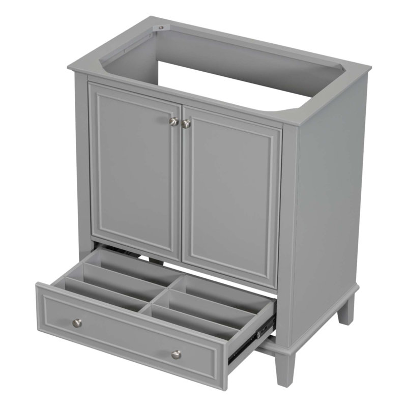 Meuble-lavabo 30 po sans lavabo, Gris