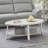 Hansmeier Solid Wood Top Coffee Table-727225515