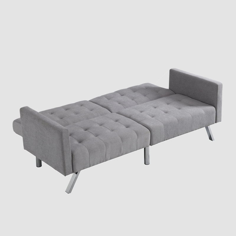 Canapé-lit, Lin Texana gris clair
