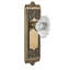 Plaque Grandeur Windsor avec bouton de porte en cristal Biarritz-25400229-29850233