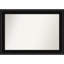 Miroir de salle de bain mural noir non biseauté Parlor-296871209