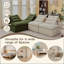 Canapé modulaire, sans accoudoirs, bricolage à souhait, velours côtelé, fauteuil à dossier nu, coin lecture ou appartement, coussin lombaire, 4 sièges, rembourré-1020218630